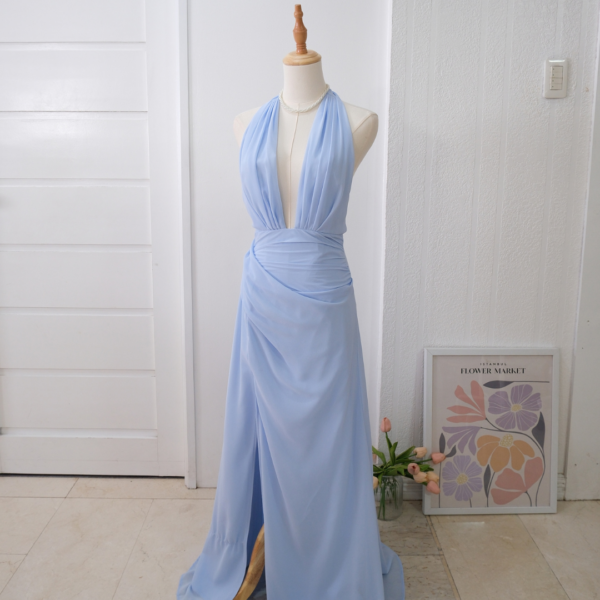 Pre-order: Emma Dress (Light Blue)
